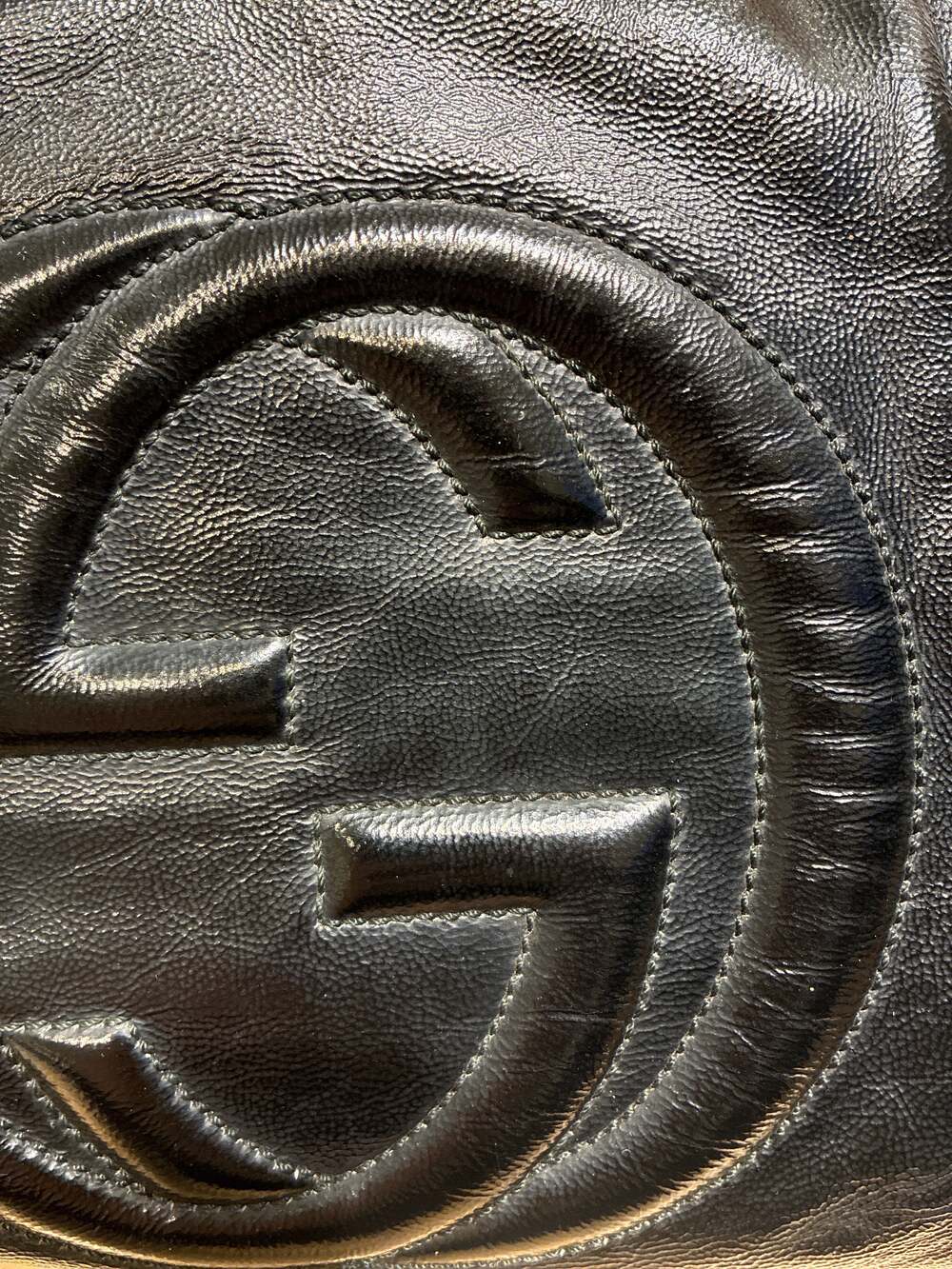 Gucci Soho Shoulder Bag Leather Medium #251008G12B - Picture 9 of 9